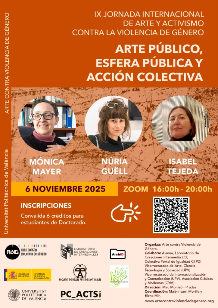 Cartel IX Jornada Internacional de Arte y Activismo contra la violencia de Género
